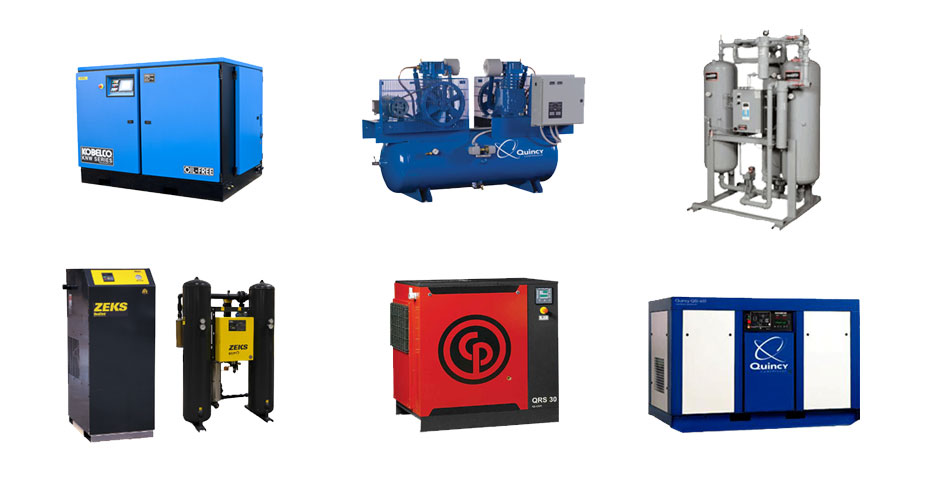 Brands We Carry | Industrial Air Compressor Distributor, Q Air-California